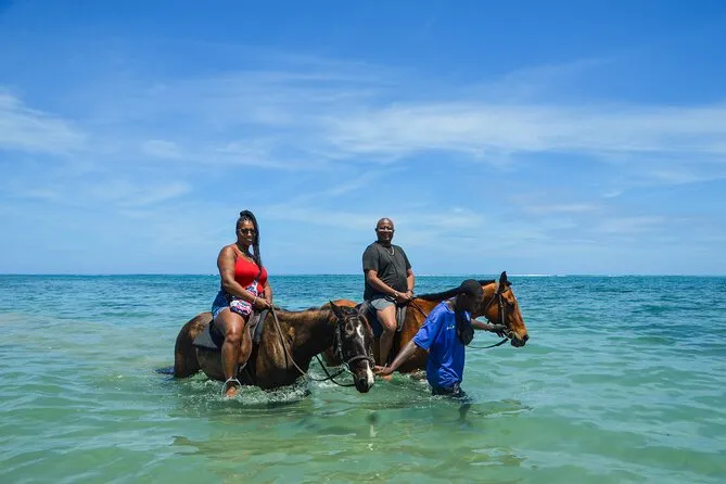 Horseback Riding Ocho Rios: Beach Ride & Bamboo Rafting